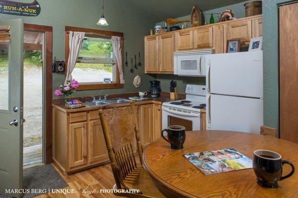 Most Cabins have full kitchens.