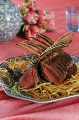 Local Rack of Lamb with Pommes Frittes