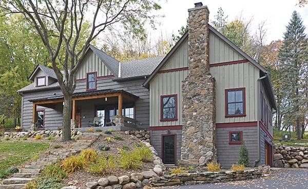 Asphalt Timberline Roof and Metal Standing Seam front Porch