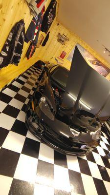 Flooring and interior siding for custom car studio