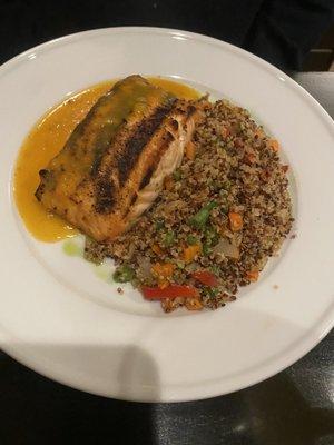 Salmon with quinoa