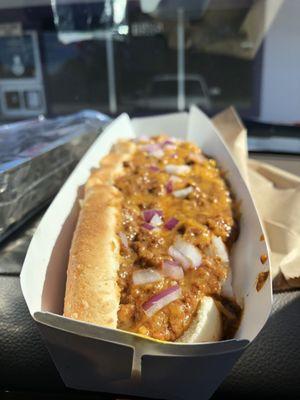 For Long Chili Cheese Dog