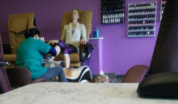 Pedicure service