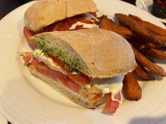 Chicken Caprese Sandwich