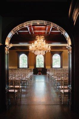 Ceremony space set up
 Photo by Shane Long Photography