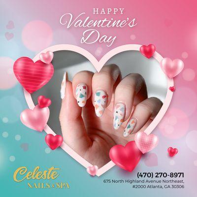 Every day is Valentine's Day, and you deserve a big date.                                        
 Don't worry what nail polish to wear.