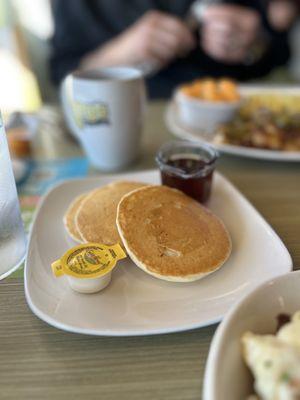 Mini buttermilk pancakes