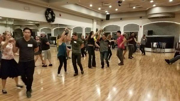 We have bachata classes tuesdays at 8:15pm and Friday's at 9pm.