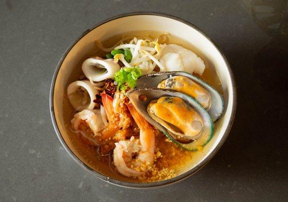 Sukothai Seafood Noodle Cleared  Soup