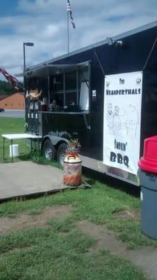 Our food trailer located in Springfield VT