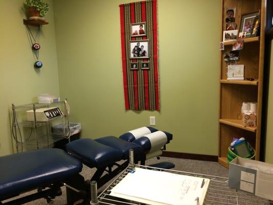 One of five treatment rooms