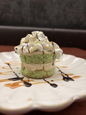 Green tea tiramisu