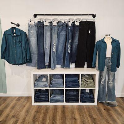 Quality denim is one of our staples! We carry Judy Blue, Mica, Vervet and more.