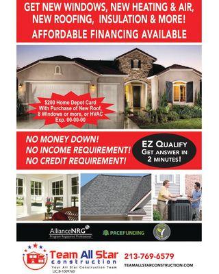 100% EZ Financing Available! No Money Down, No Income Requirement!