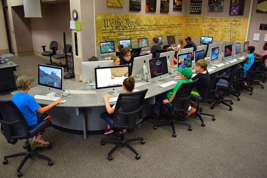 Minecraft at the Longview Public Library