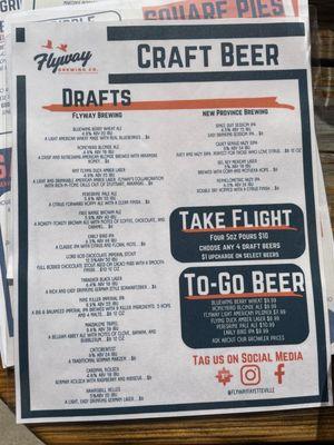 Drink Menu