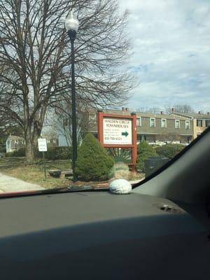 Walden circle townhouse sign