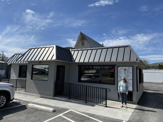 Front of restaurant