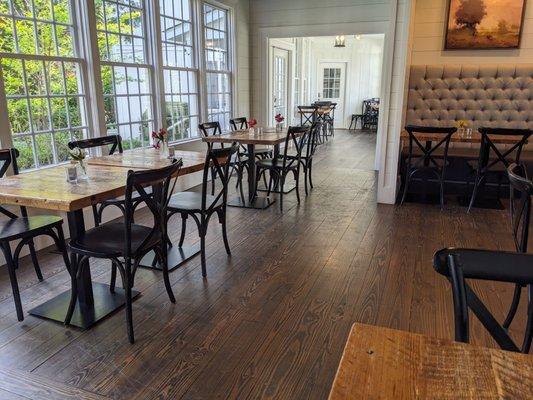 Inside dining room at the Dahlonega Resort and Vineyard