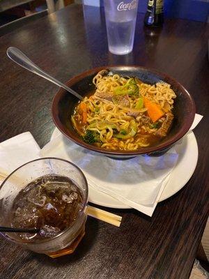 Spicy ramen noddle