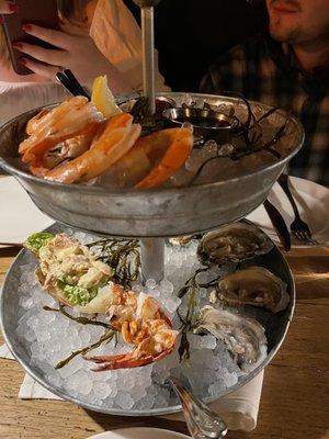 Seafood tower