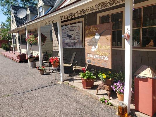 Front of the house in Copper Harbor~