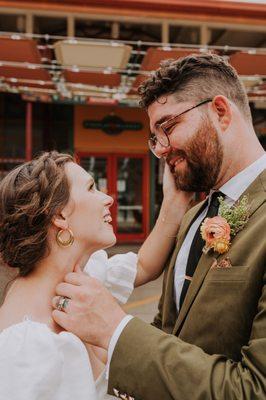 Hoop earrings, styled by Ellana Photo by Hunter and Light