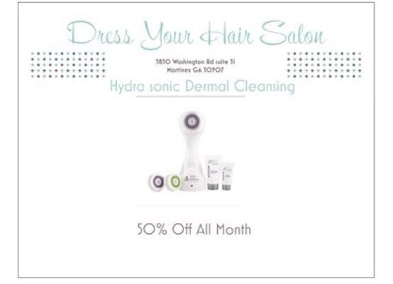 50% off Hydra Sonic Cleasing for the month of August