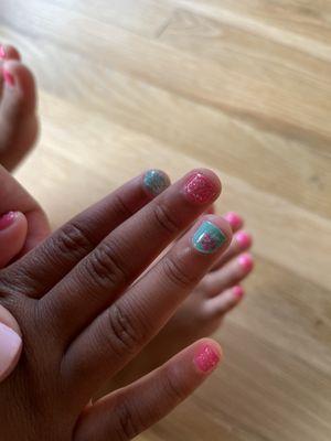 Kids mani-pedi