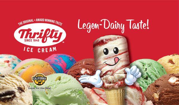 Thrifty Ice Cream Delicious Branding