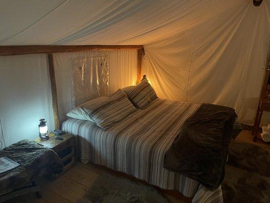 Glamping tent