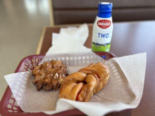 Apple Fritter and Bowtie