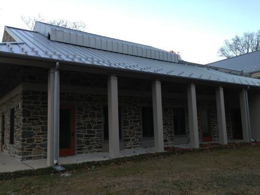 Roof opens -- slides on railroad tracks!