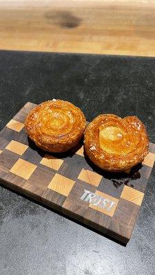 Ultimate dinner (12/17/22): Kouign amann -- decadently sweet!