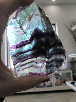 Beautiful flourite slabs