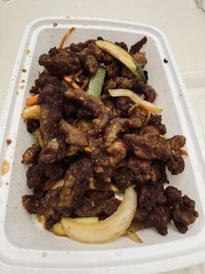 Inedible Crispy Beef Hong Kong