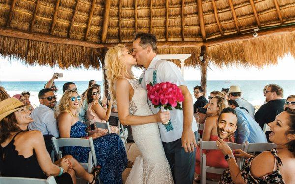 Destination Wedding at Hard Rock Cafe in Cancun.