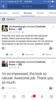 Creekside Brows