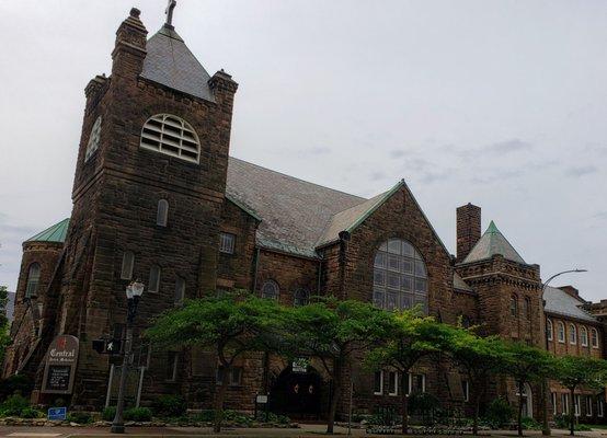 Facade for Central United Methodist Church