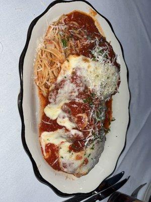 Amazing veal parmigiana!! Perfectly done and amazing sauce!