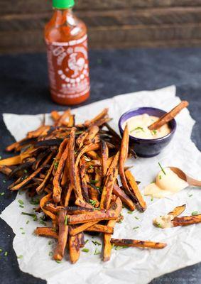 Sriracha honey French fries