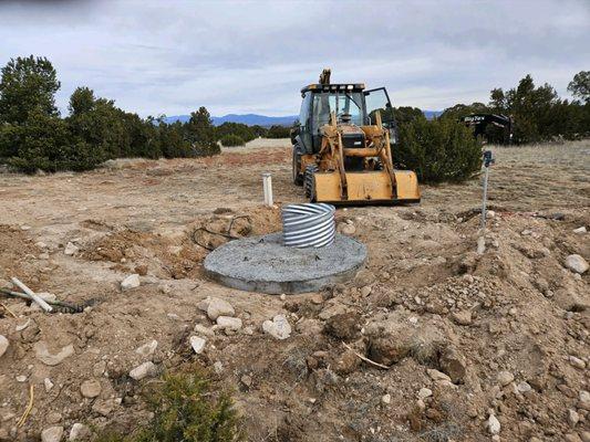 Boylan Water Well Service & Supplies in action! Our team is hard at work installing a new water well, ensuring reliable and clean water.