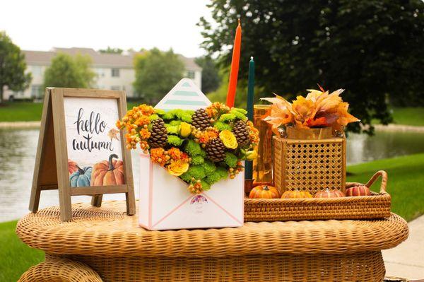 Flowers in box