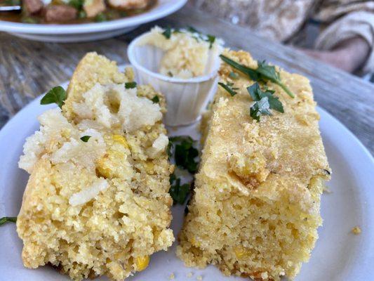 Homemade cornbread