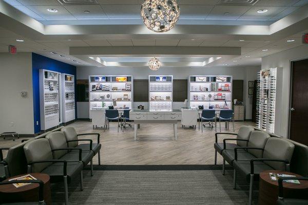 Office Waiting Room and Enhanced Eyeglass Boutique