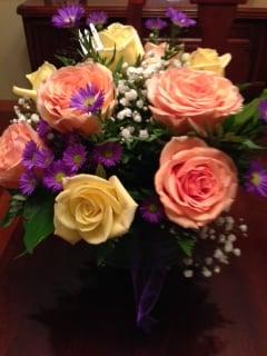 My husband ordered a dozen RED roses.  They sent these instead, and said I should have been happy with what they sent!!!