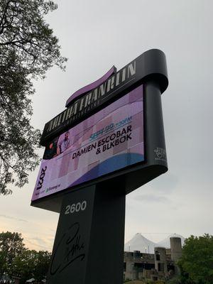 Aretha Franklin amphitheater