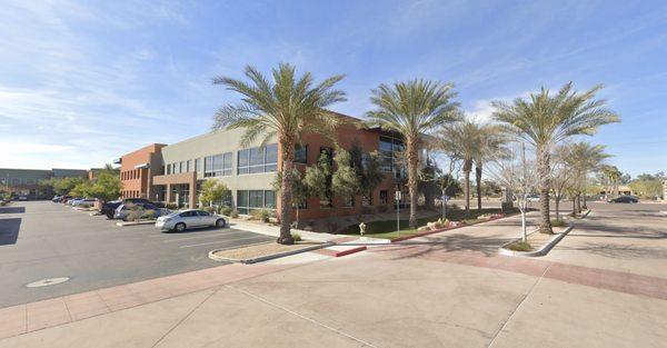 Exterior of our building. We are located on the first floor.