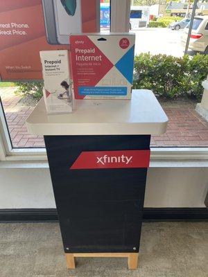 Xfinity prepaid box available