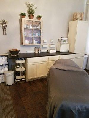 Poshe' treatment room where ALL the magic happens